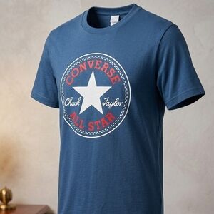 Converse Men's Blue All Star Tee